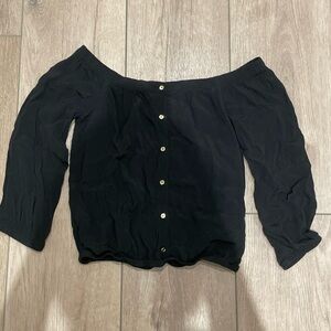 Dynamite Black off the shoulder top (XS)